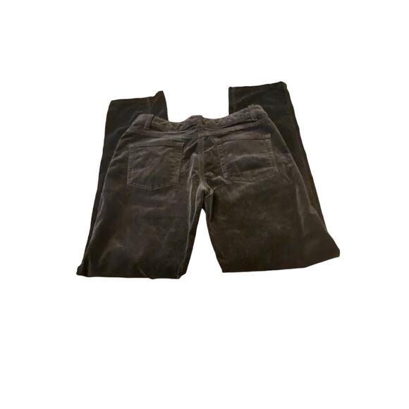 Boden Brown Velvet Straight Leg Trousers 12R Cotton With Stretch Fab Condition - Picture 1 of 13